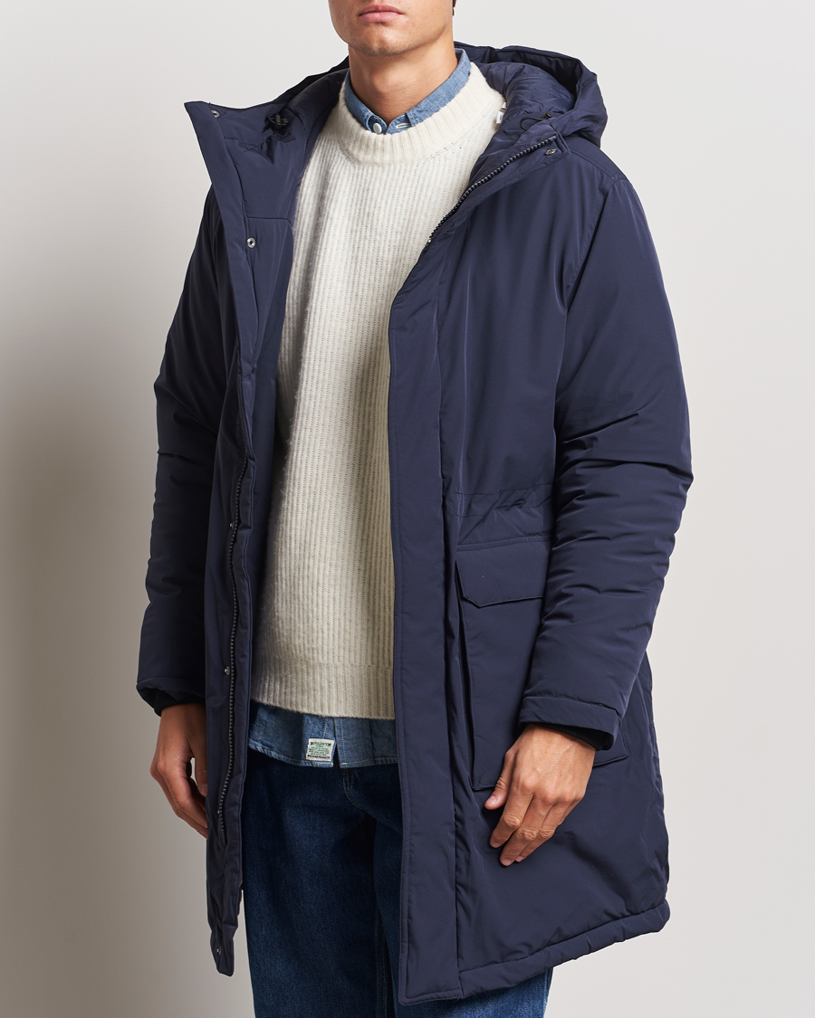 Hombres | Abrigos y chaquetas | LES DEUX | Channing Padded Parka Coat Dark Navy