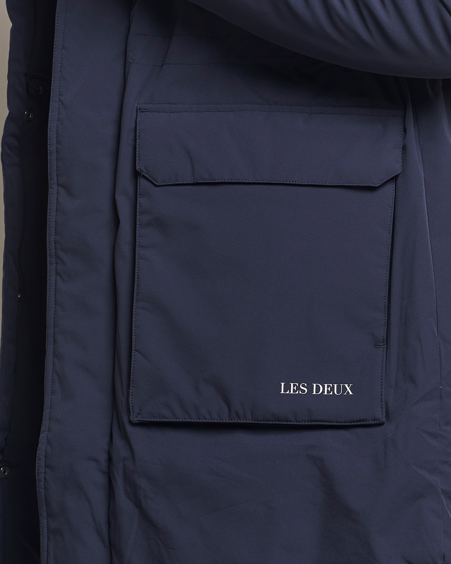 Hombres | Abrigos y chaquetas | LES DEUX | Channing Padded Parka Coat Dark Navy