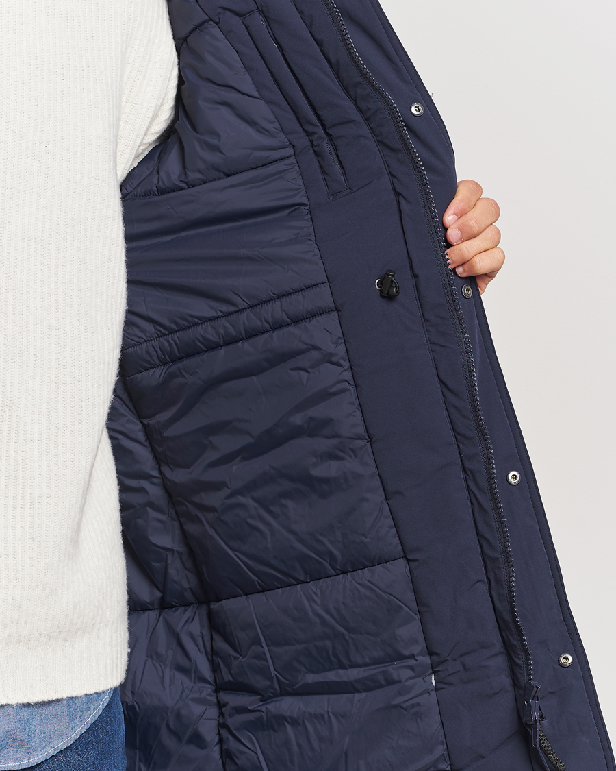 Hombres | Abrigos y chaquetas | LES DEUX | Channing Padded Parka Coat Dark Navy