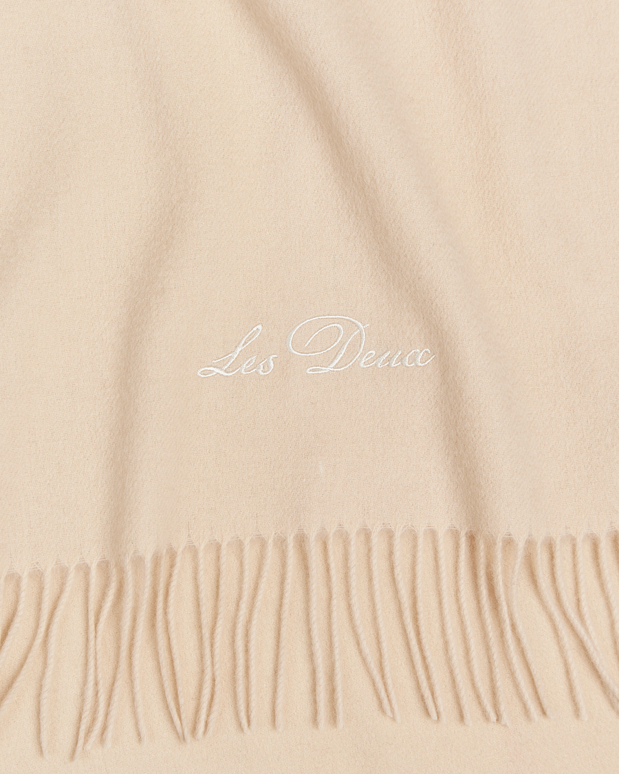 Hombres | Les Deux Wayne Wool Scarf Ivory | LES DEUX | Wayne Wool Scarf Ivory