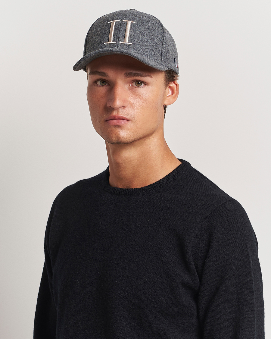 Hombres | Les Deux Encore Wool Baseball Cap Light Grey Melange | LES DEUX | Encore Wool Baseball Cap Light Grey Melange