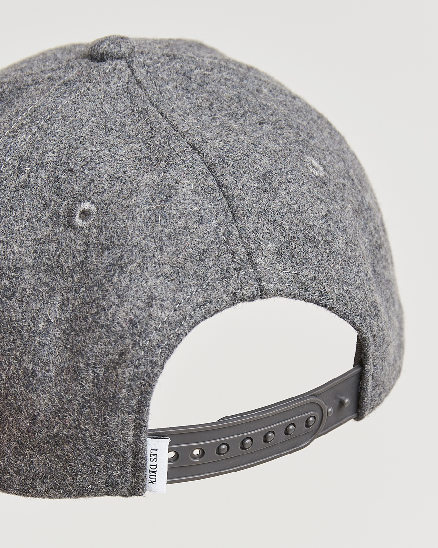 Hombres | Les Deux Encore Wool Baseball Cap Light Grey Melange | LES DEUX | Encore Wool Baseball Cap Light Grey Melange