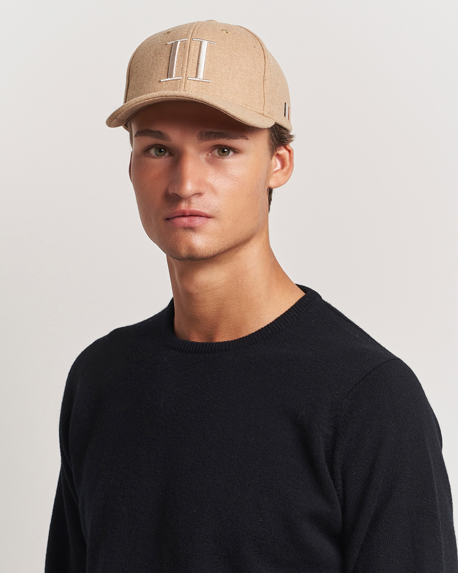 Hombres | Les Deux Encore Wool Baseball Cap Dark Sand Melange | LES DEUX | Encore Wool Baseball Cap Dark Sand Melange
