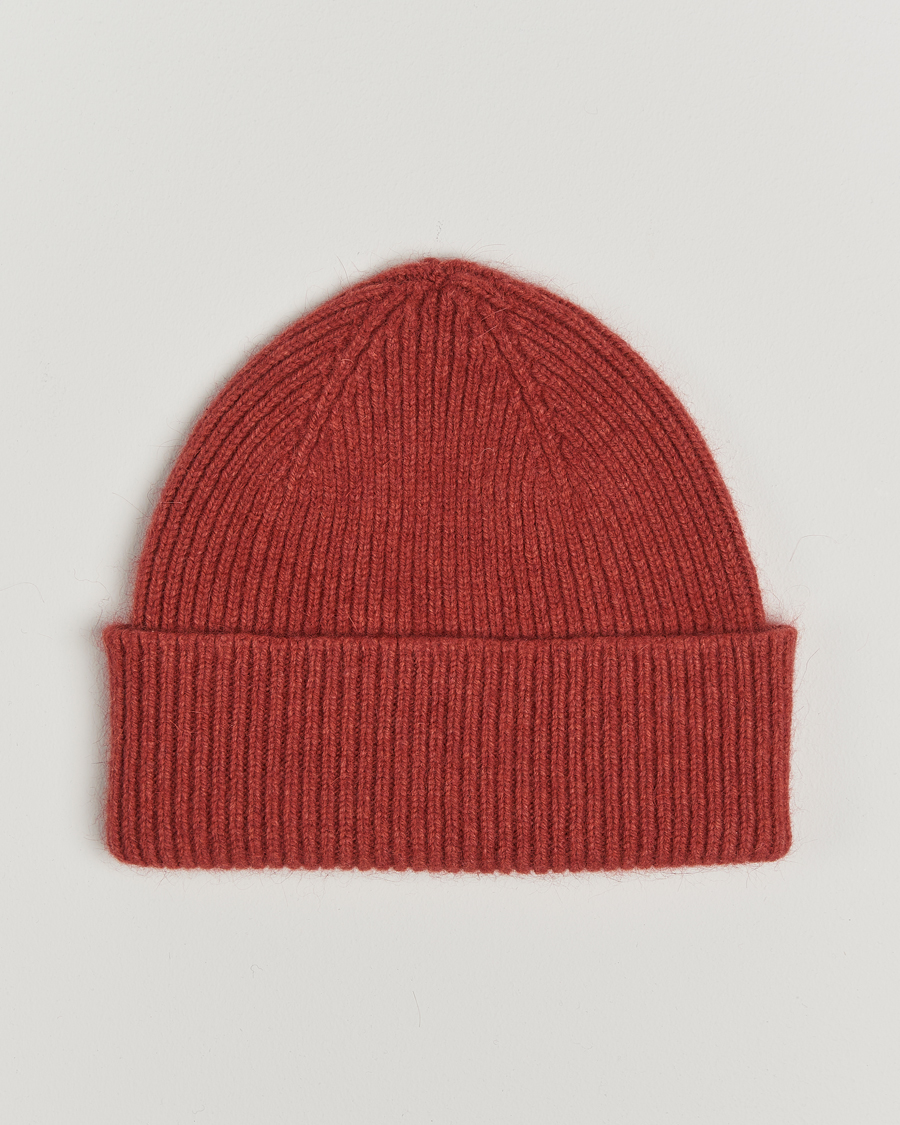 Hombres | Gorros | Le Bonnet | Lambswool/Caregora Beanie Terra