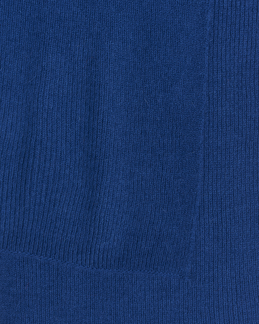 Hombres | Bufandas | Le Bonnet | Lambswool/Caregora Scarf Marin