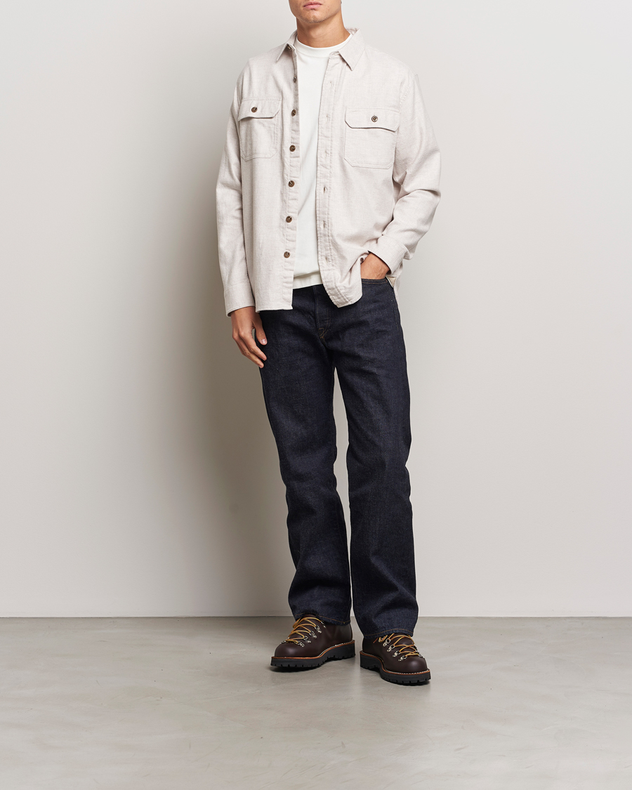 Hombres | Camisas | Pendleton | Burnside Flannel Shirt Natural