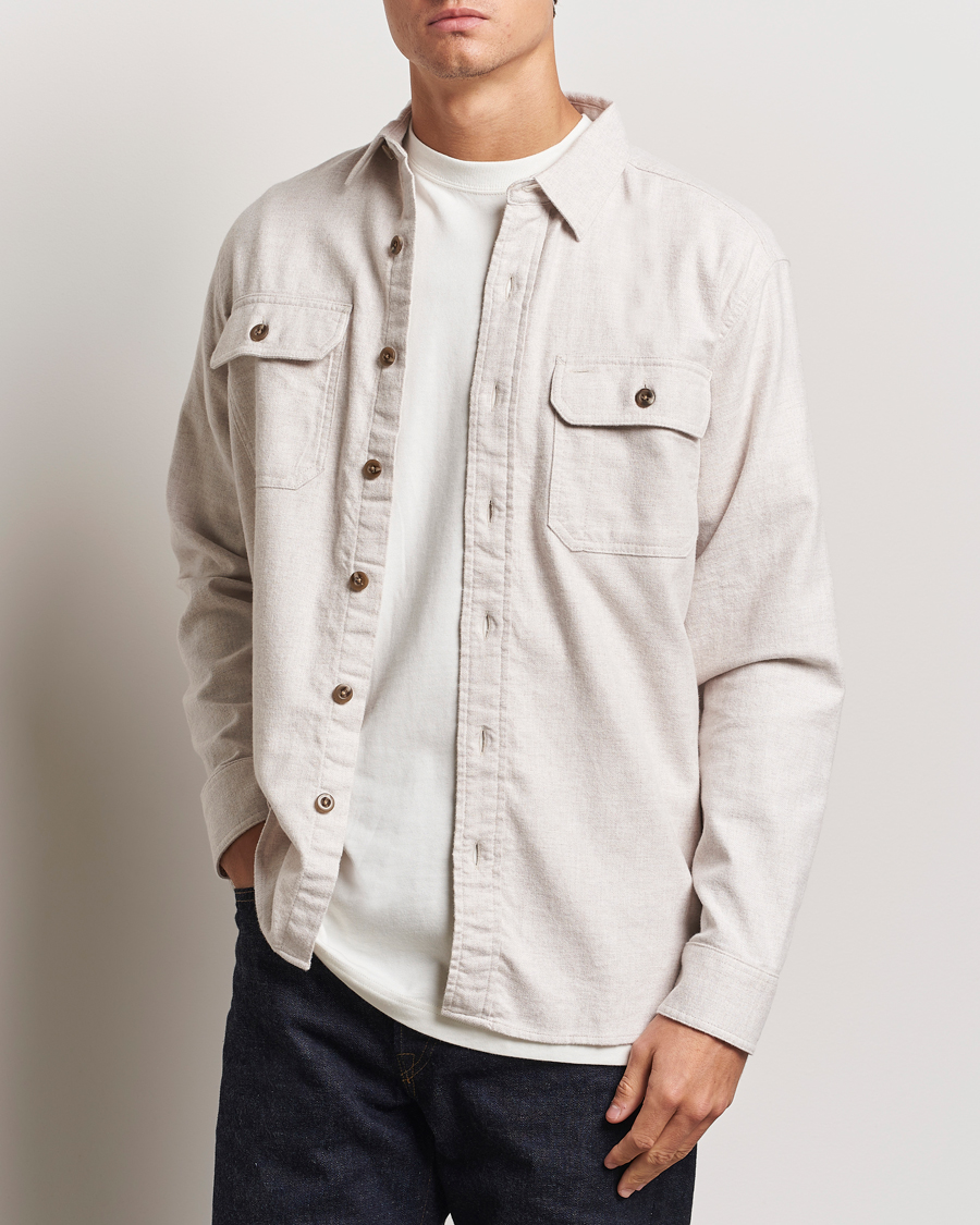 Hombres | Camisas | Pendleton | Burnside Flannel Shirt Natural