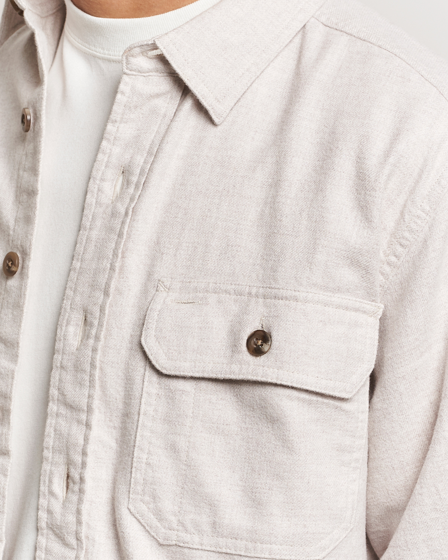 Hombres | Camisas | Pendleton | Burnside Flannel Shirt Natural