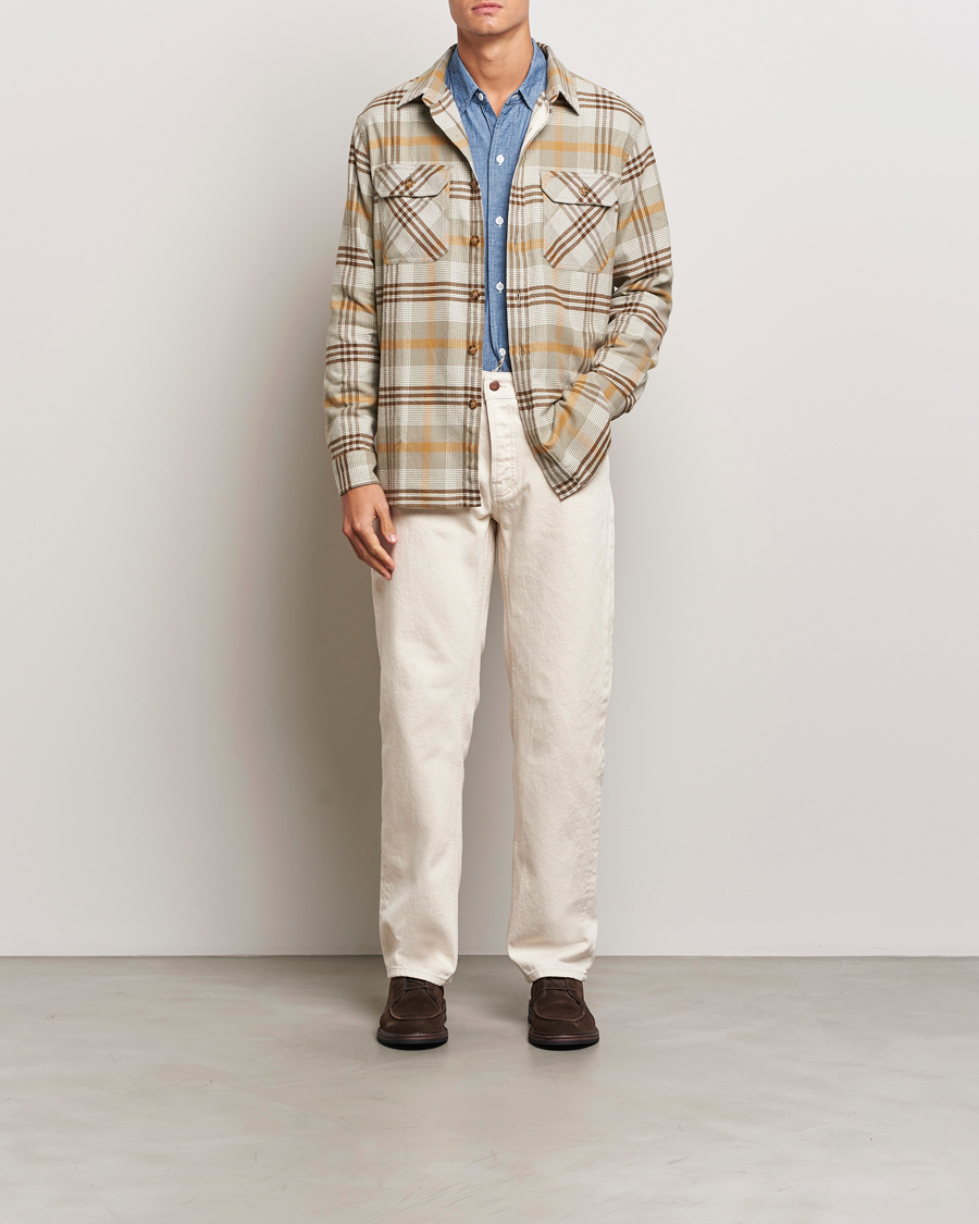 Hombres | Camisas | Pendleton | Burnside Flannel Shirt Tan Plaid