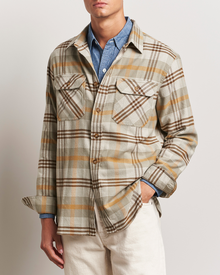 Hombres | Camisas | Pendleton | Burnside Flannel Shirt Tan Plaid