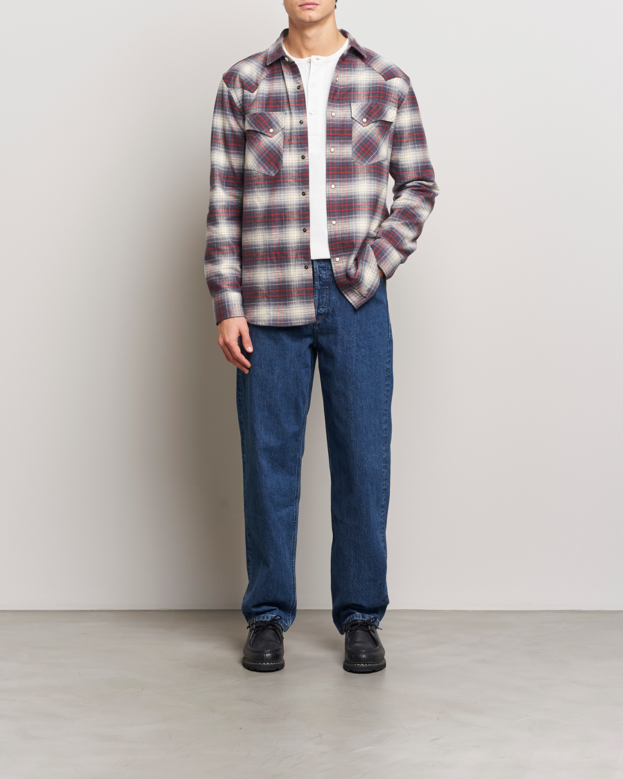 Hombres | Camisas | Pendleton | Wyatt Flannel Shirt Navy Plaid