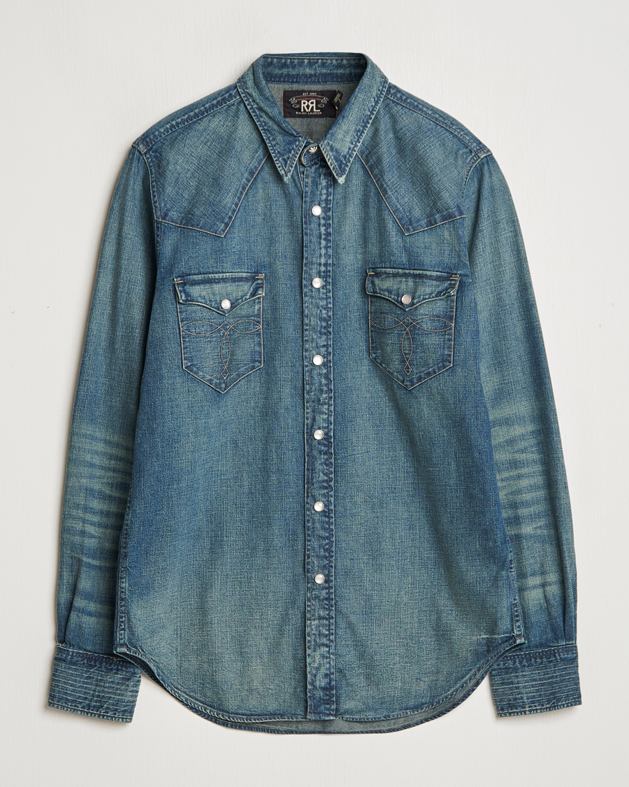Hombres | Camisas | RRL | Buffalo Western Shirt Rinse