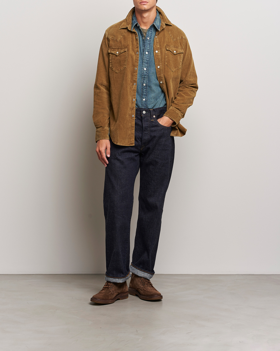 Hombres | Camisas | RRL | Buffalo Western Shirt Faded Tan