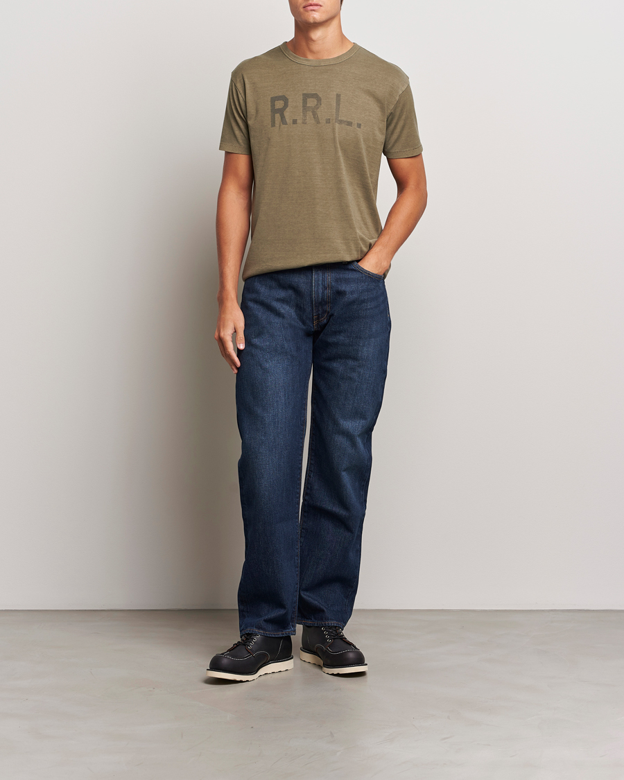 Hombres | Camisetas | RRL | Graphic Short Sleeve T-Shirt Olive
