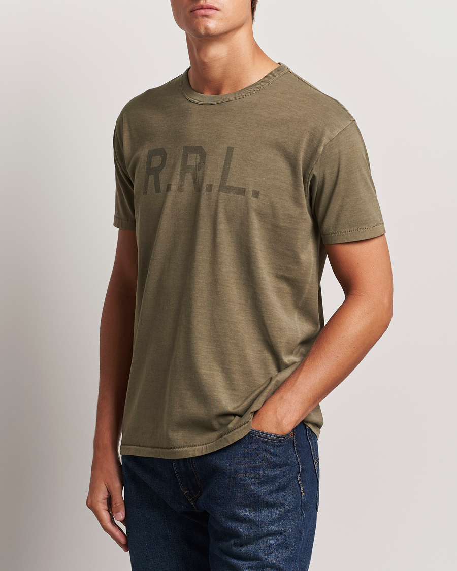 Hombres | Camisetas | RRL | Graphic Short Sleeve T-Shirt Olive