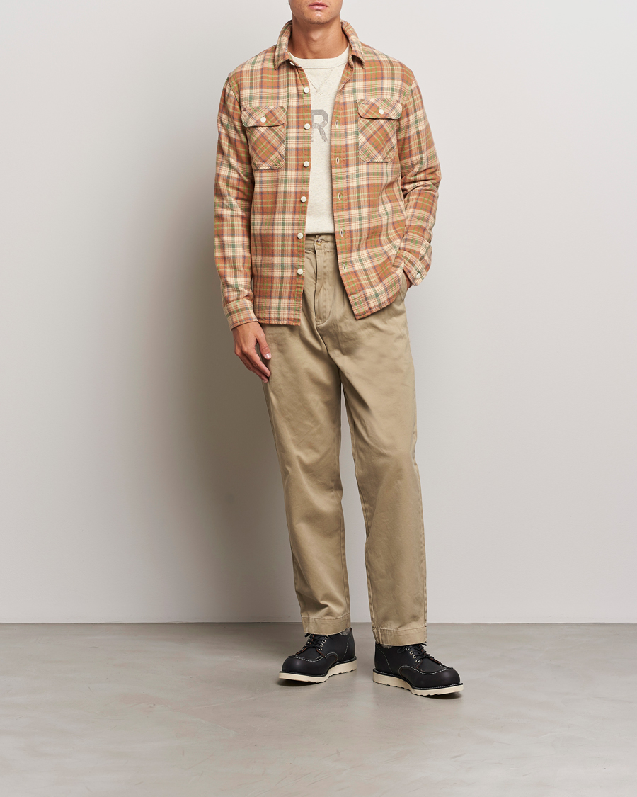 Hombres | Camisas | RRL | Matlock Plaid Shirt Orange Multi