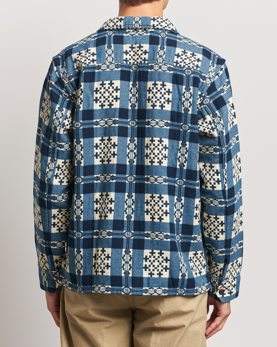 Hombres | Camisas | RRL | Brown Bear Plaid Shirt Cream/Navy