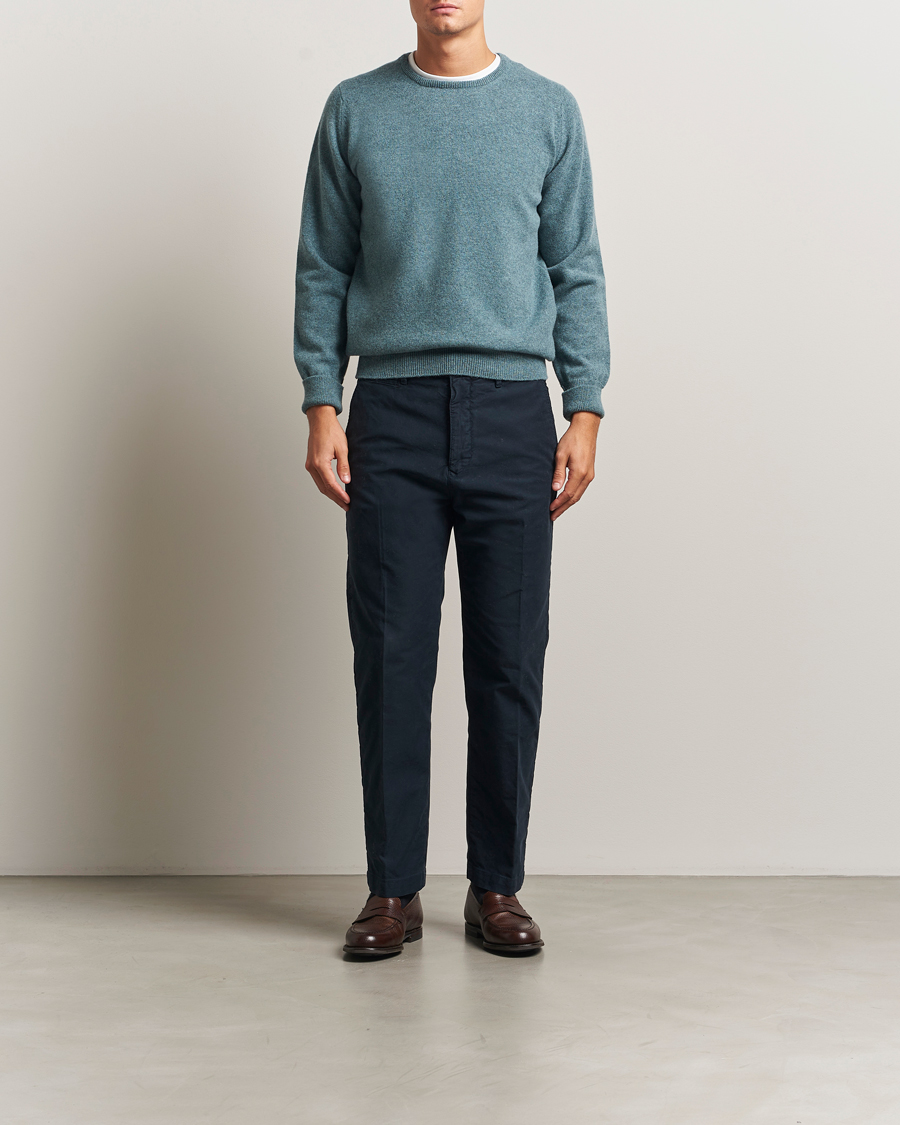 Hombres | Jerséis y prendas de punto | William Lockie | Rob Lambswool Crewneck Caspian