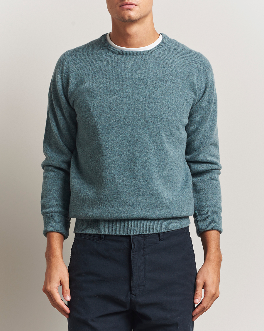 Hombres | Jerséis y prendas de punto | William Lockie | Rob Lambswool Crewneck Caspian