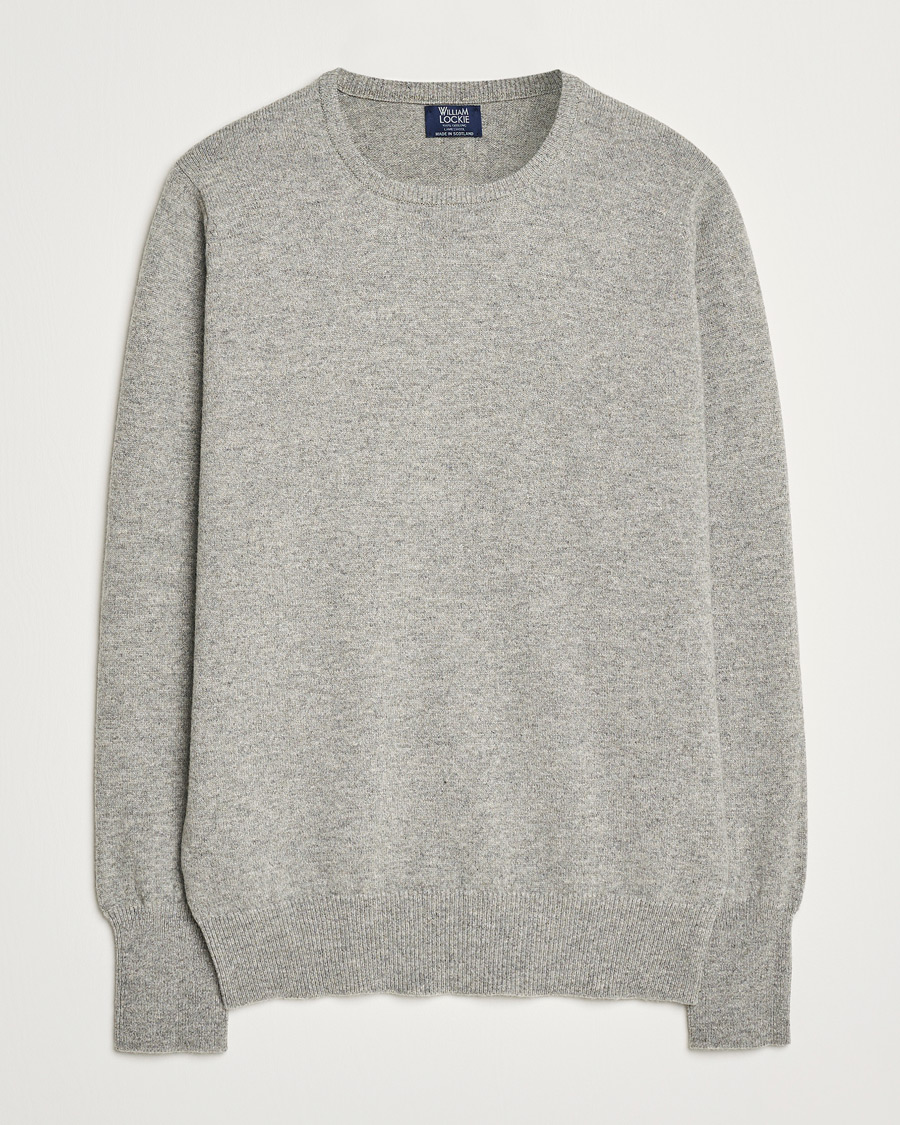 Hombres | Jerséis y prendas de punto | William Lockie | Rob Lambswool Crewneck Flannel