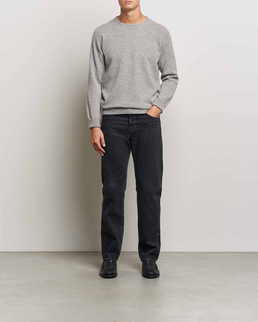 Hombres | Jerséis y prendas de punto | William Lockie | Rob Lambswool Crewneck Flannel