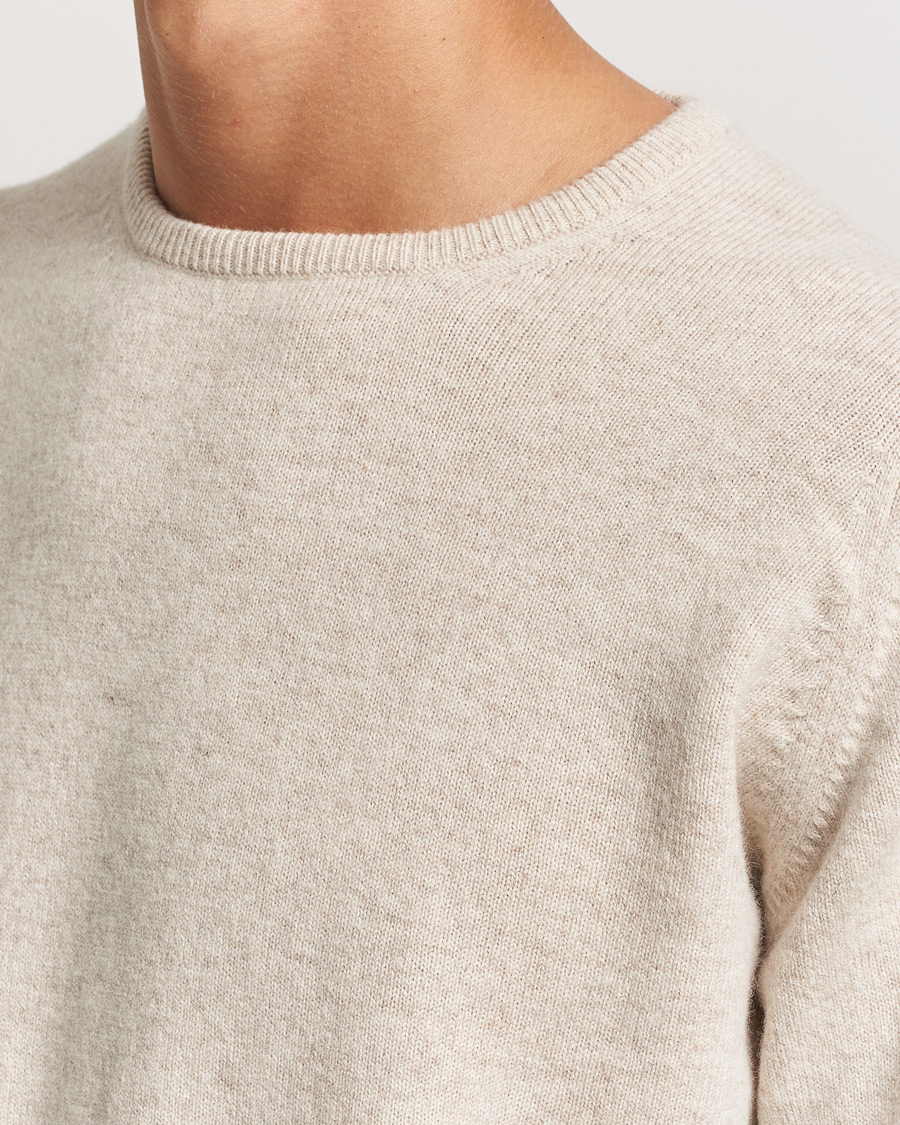 Hombres | Jerséis y prendas de punto | William Lockie | Rob Lambswool Crewneck Linen