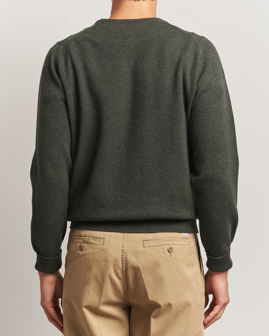 Hombres | Jerséis y prendas de punto | William Lockie | Rob Lambswool Crewneck Seaweed