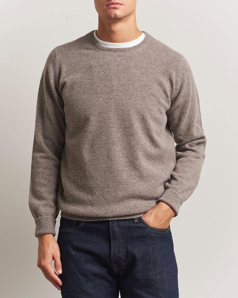 Hombres | Jerséis y prendas de punto | William Lockie | Rob Lambswool Crewneck Vole