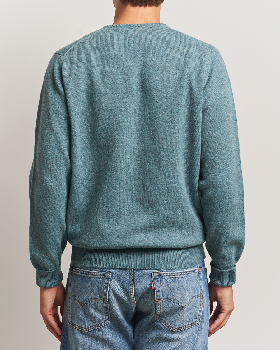 Hombres | Jerséis y prendas de punto | William Lockie | Rob Lambswool V-Neck Caspian
