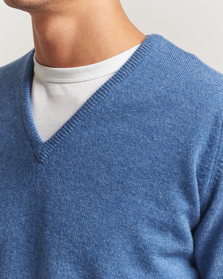 Hombres | Jerséis y prendas de punto | William Lockie | Rob Lambswool V-Neck Clyde