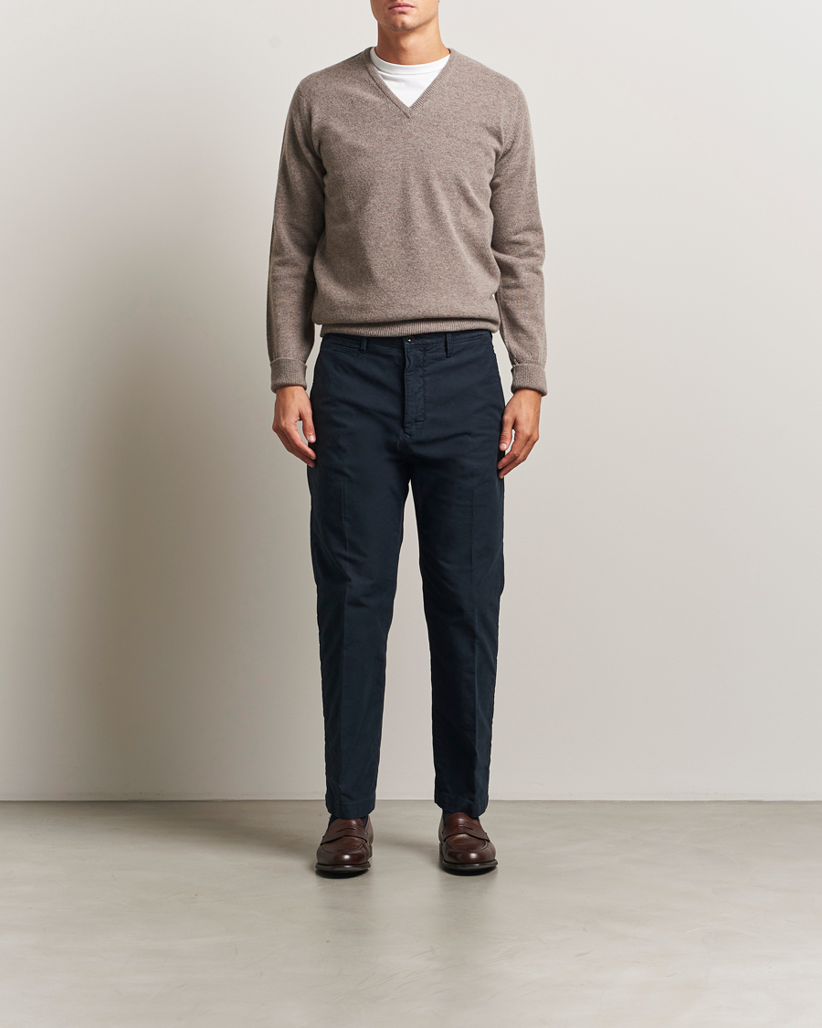 Hombres | Jerséis y prendas de punto | William Lockie | Rob Lambswool V-Neck Vole