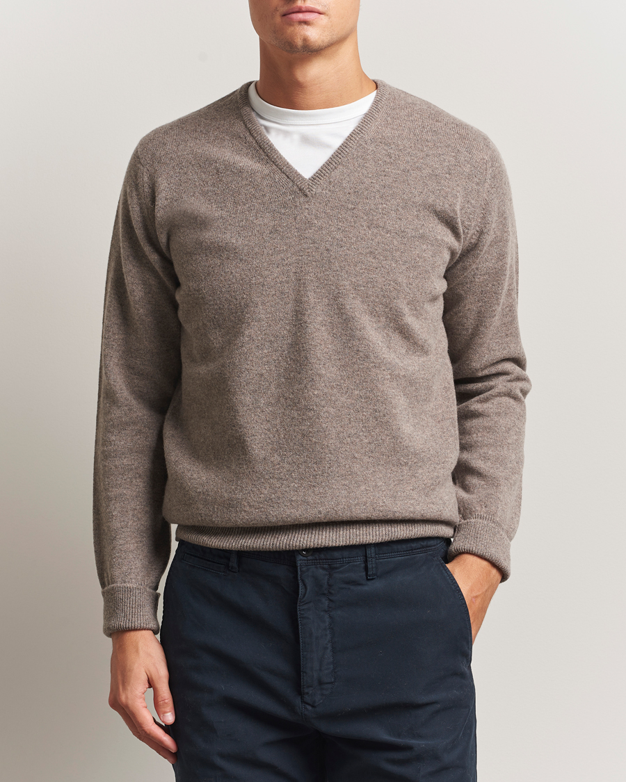 Hombres | Jerséis y prendas de punto | William Lockie | Rob Lambswool V-Neck Vole