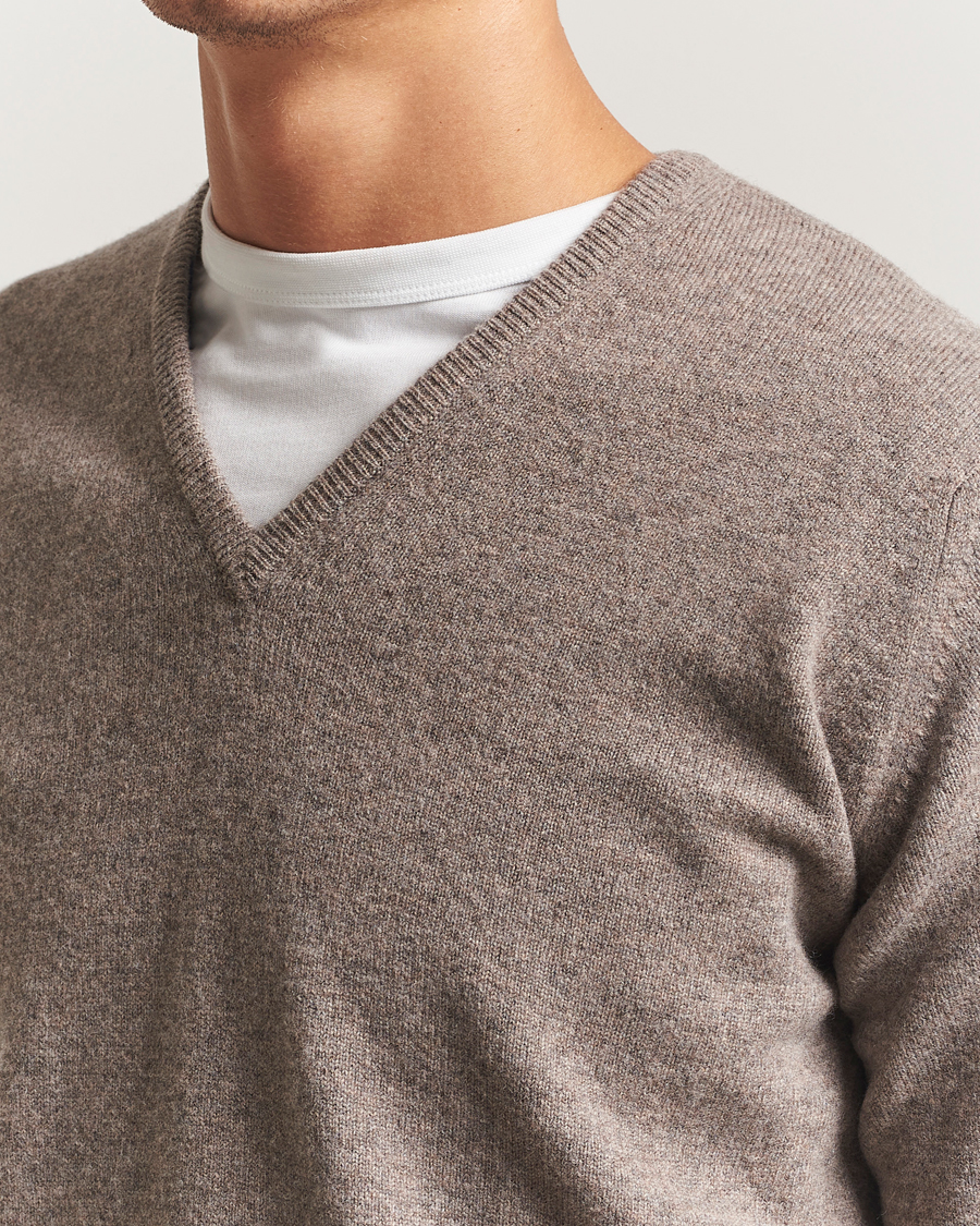 Hombres | Jerséis y prendas de punto | William Lockie | Rob Lambswool V-Neck Vole