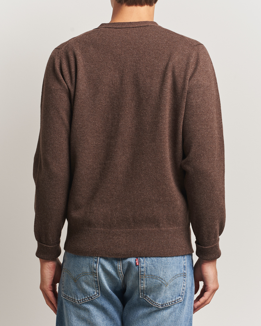Hombres | Jerséis y prendas de punto | William Lockie | Rob Lambswool Cardigan Mocha