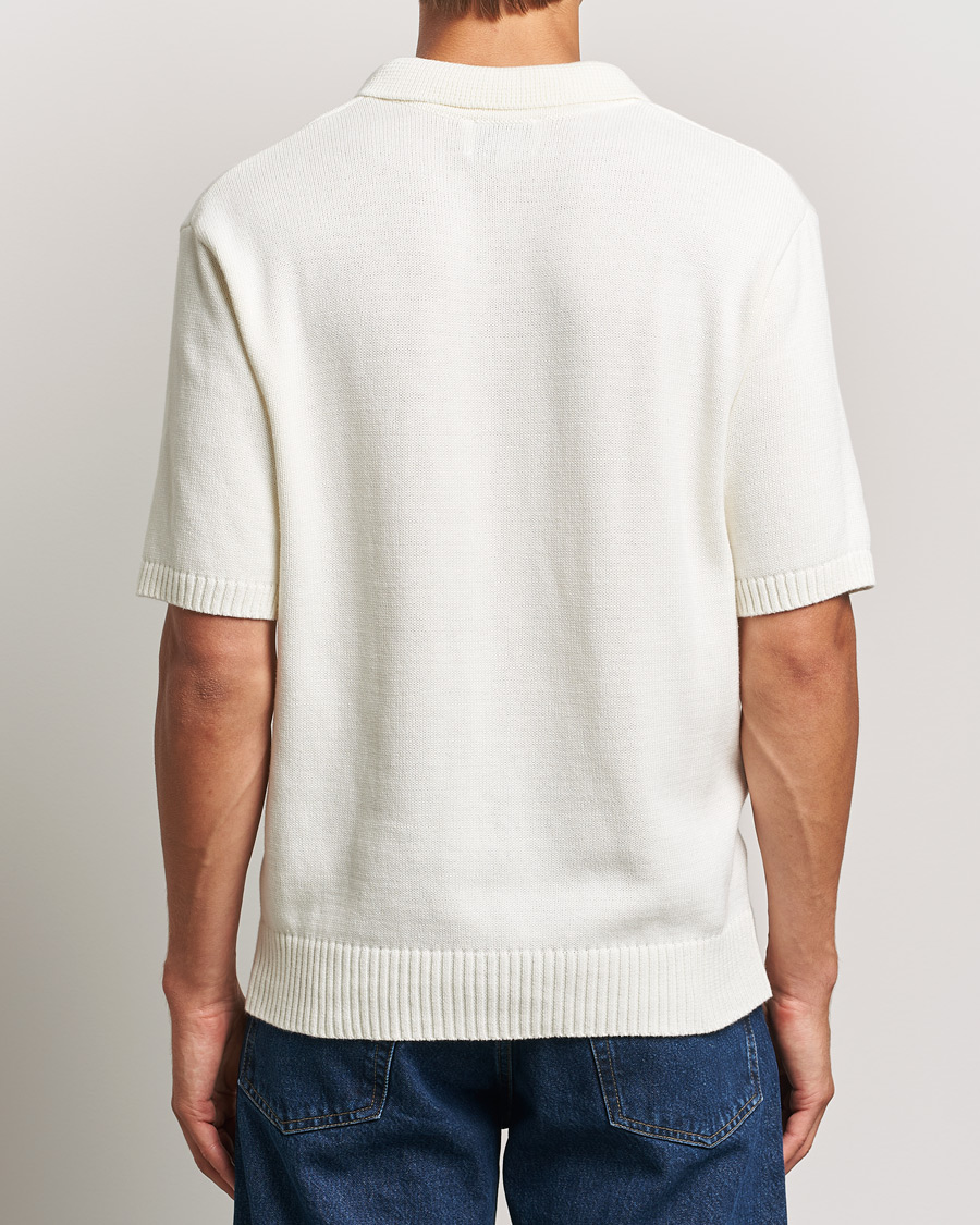 Hombres | Polos | Palmes | Marco Knit Polo Off White