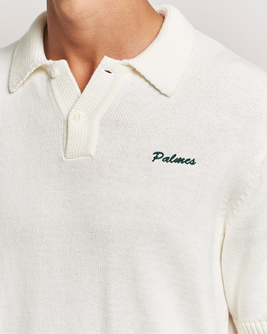 Hombres | Polos | Palmes | Marco Knit Polo Off White