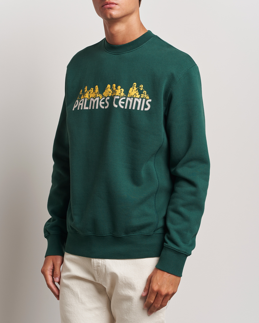 Hombres | Jerséis y prendas de punto | Palmes | Entou Crewneck Sweatshirt Dark Green