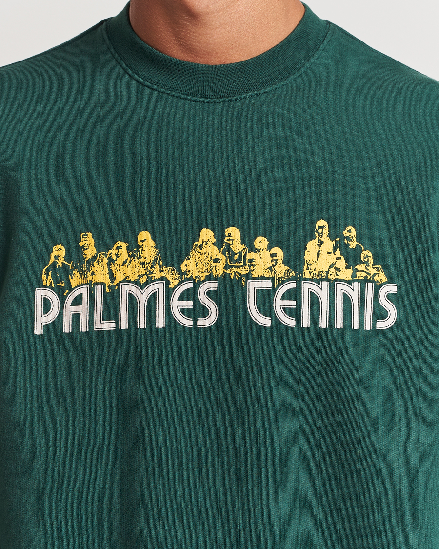 Hombres | Jerséis y prendas de punto | Palmes | Entou Crewneck Sweatshirt Dark Green