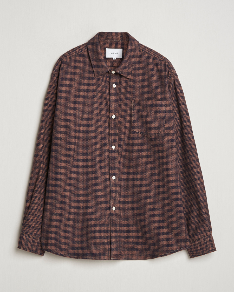 Hombres | Camisas | Palmes | Joseph Flannel Shirt Navy