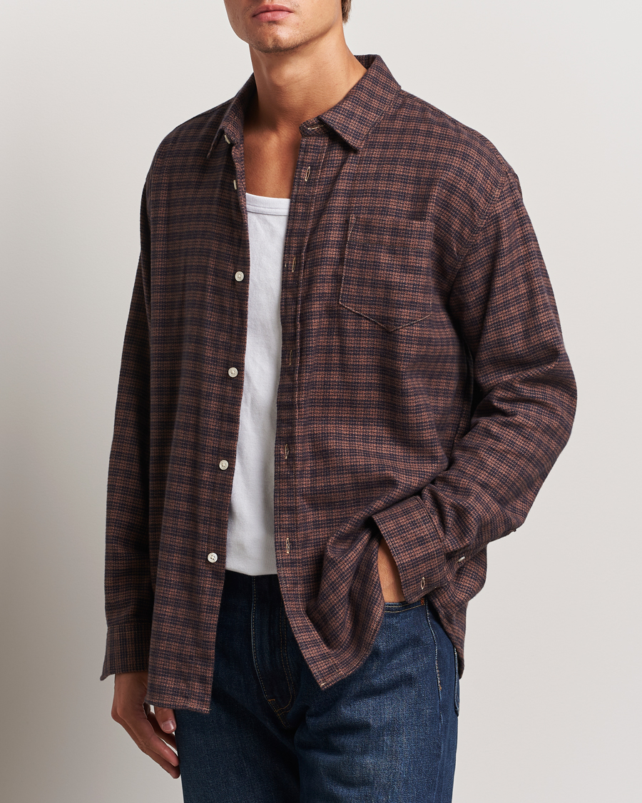 Hombres | Camisas | Palmes | Joseph Flannel Shirt Navy
