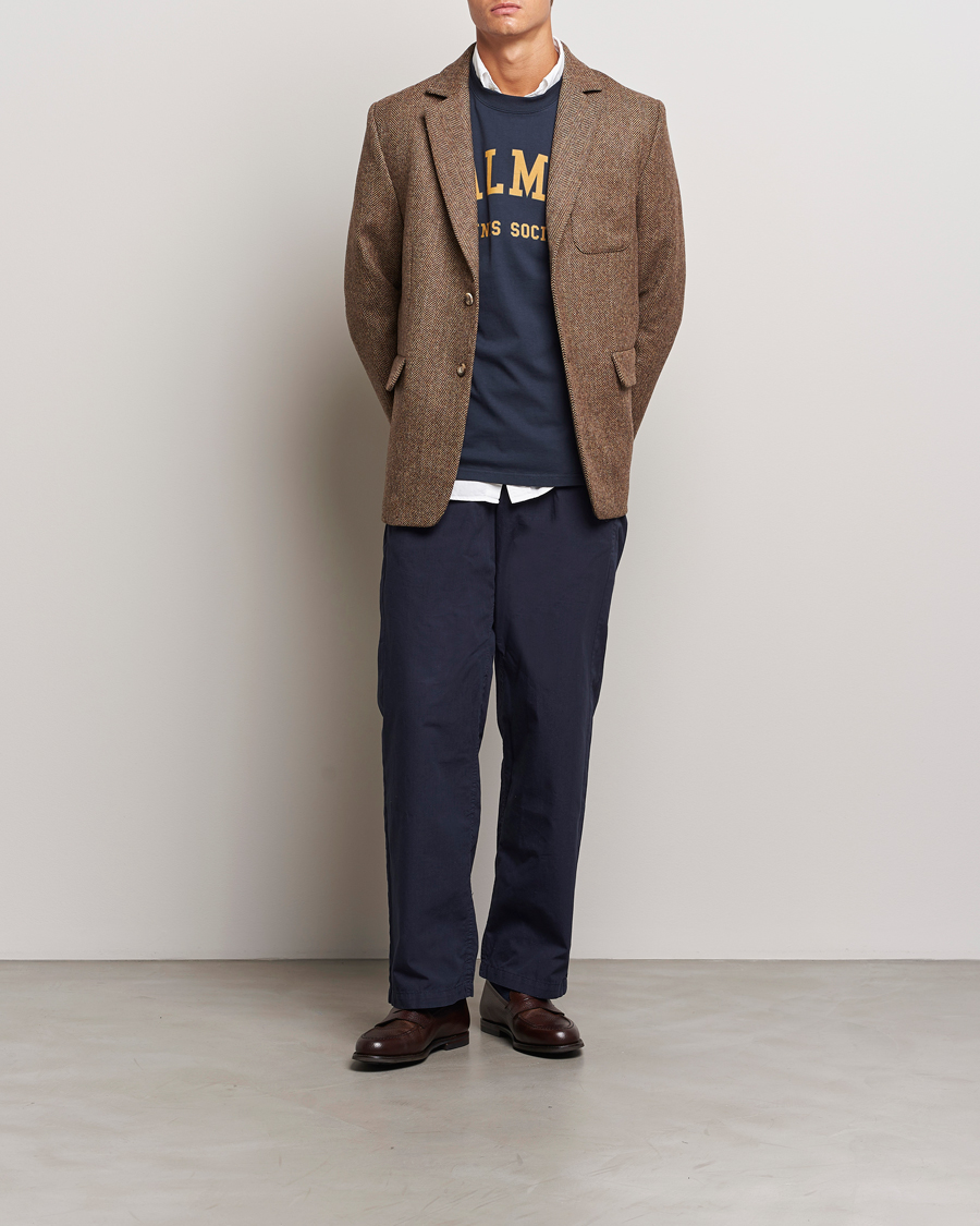 Hombres | Blazers | Palmes | Blaze Herringbone Wool Sport Coat Brown