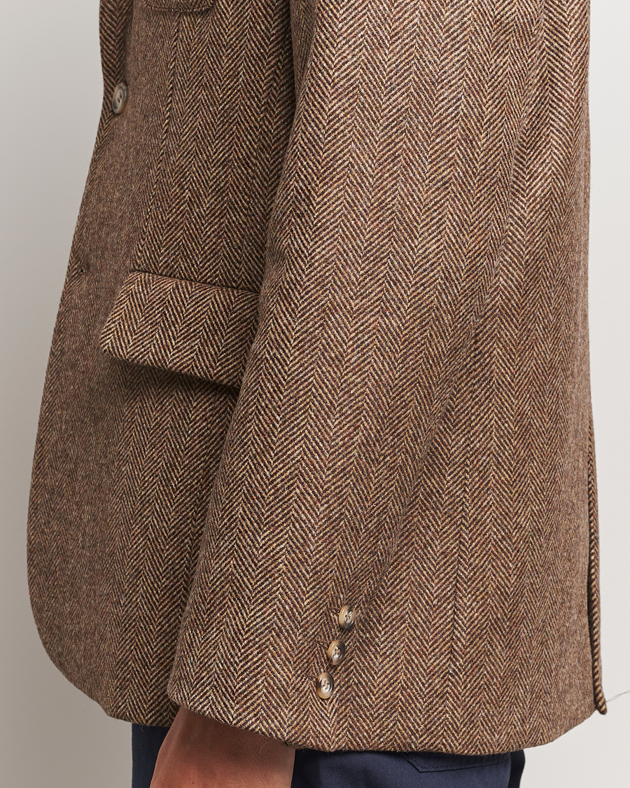 Hombres | Blazers | Palmes | Blaze Herringbone Wool Sport Coat Brown