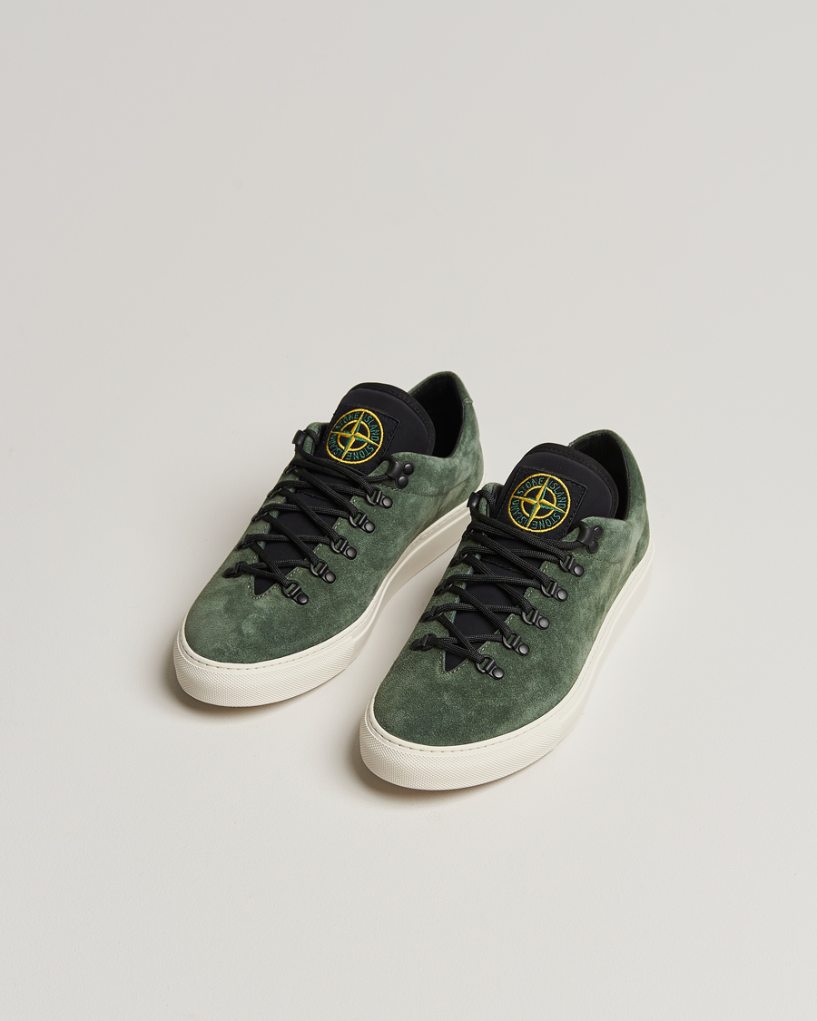 Hombres | Stone Island Suede Sneakers Musk | Stone Island | Suede Sneakers Musk