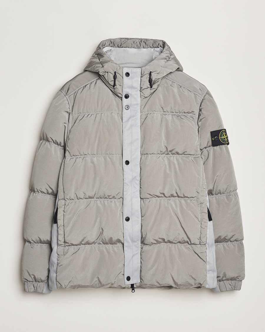 Stone Island Nylon Metal Down Jacket Grey en CareOfCarl.es
