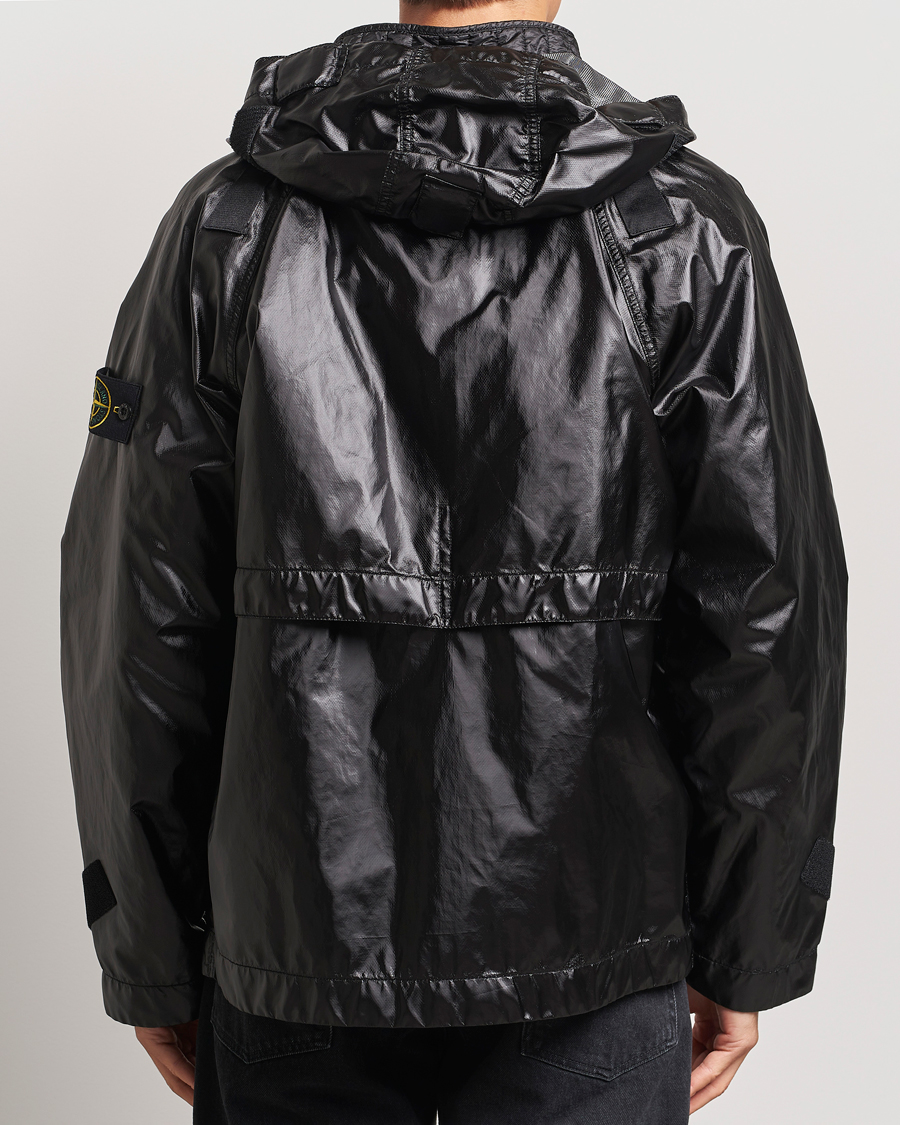 Hombres | Abrigos y chaquetas | Stone Island | Glass Cover-TC Garment Dyed Detach Vest Jacket Black