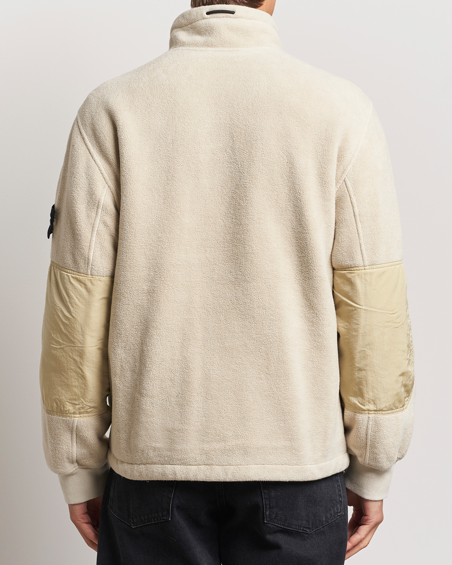 Hombres | Abrigos y chaquetas | Stone Island | Nylon Cotton Fleece Jacket Plaster