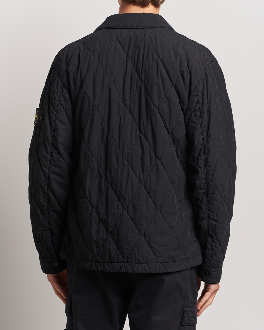 Hombres | Abrigos y chaquetas | Stone Island | 50 Fili Quilted-TC Garment Dyed Jacket Black
