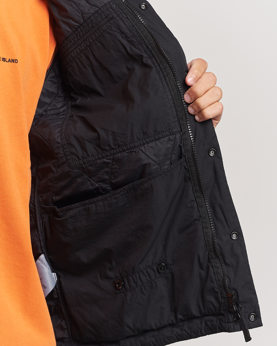 Hombres | Abrigos y chaquetas | Stone Island | 50 Fili Quilted-TC Garment Dyed Jacket Black