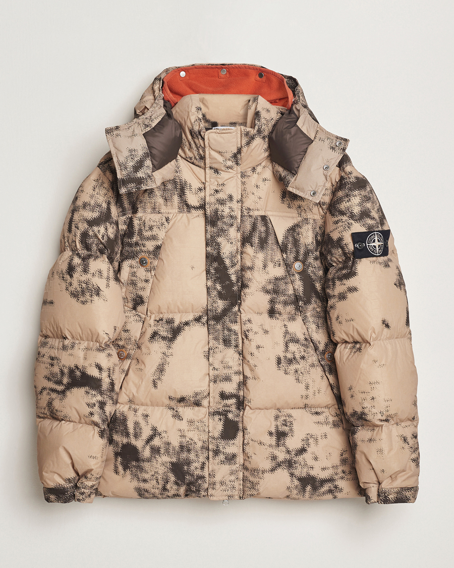 Hombres | Abrigos y chaquetas | Stone Island | Thermo Sensitive Camo Down Jacket Dove Grey