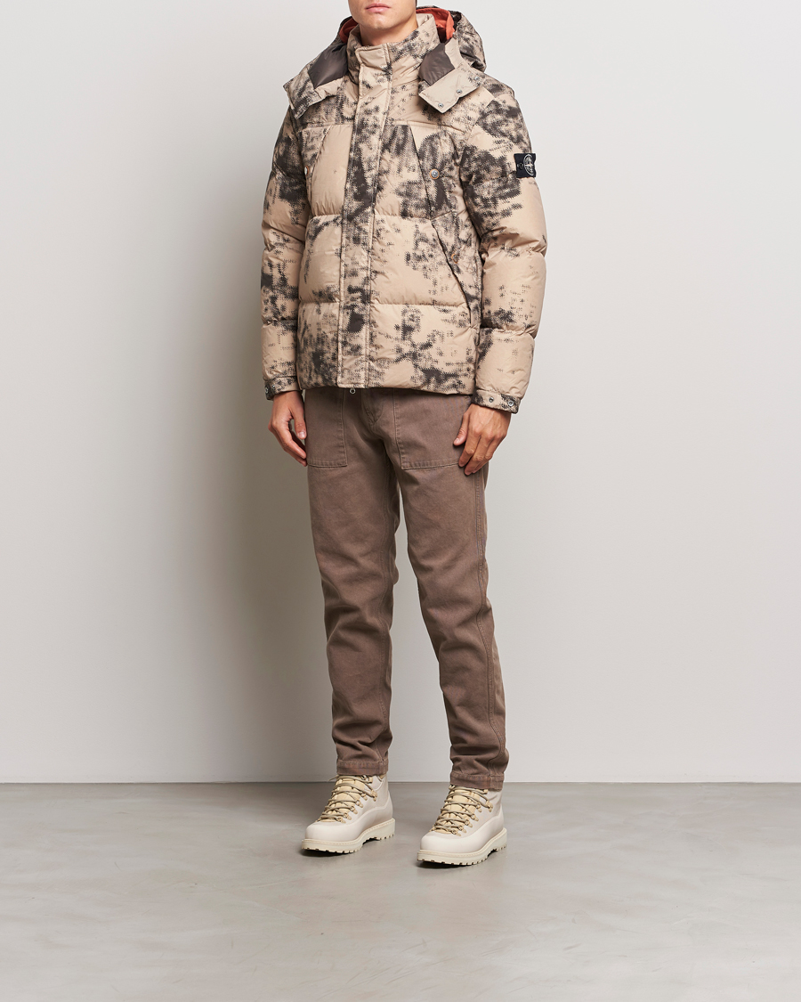 Hombres | Abrigos y chaquetas | Stone Island | Thermo Sensitive Camo Down Jacket Dove Grey